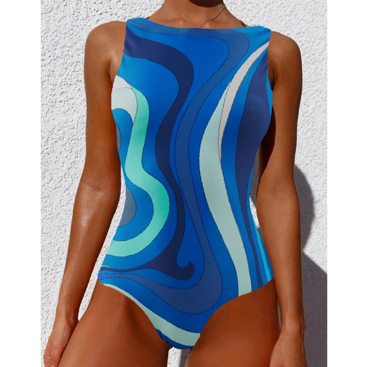 Backless sexy one-piece swimsuit
