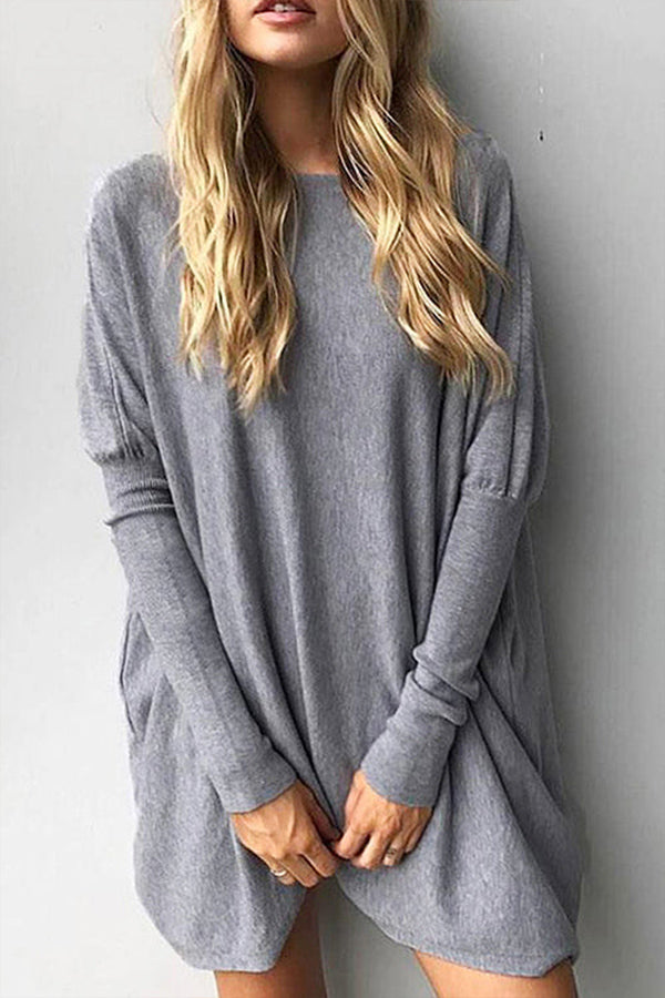 STYLE INSTINCT LONG SLEEVE KNIT TOP - 2 COLORS