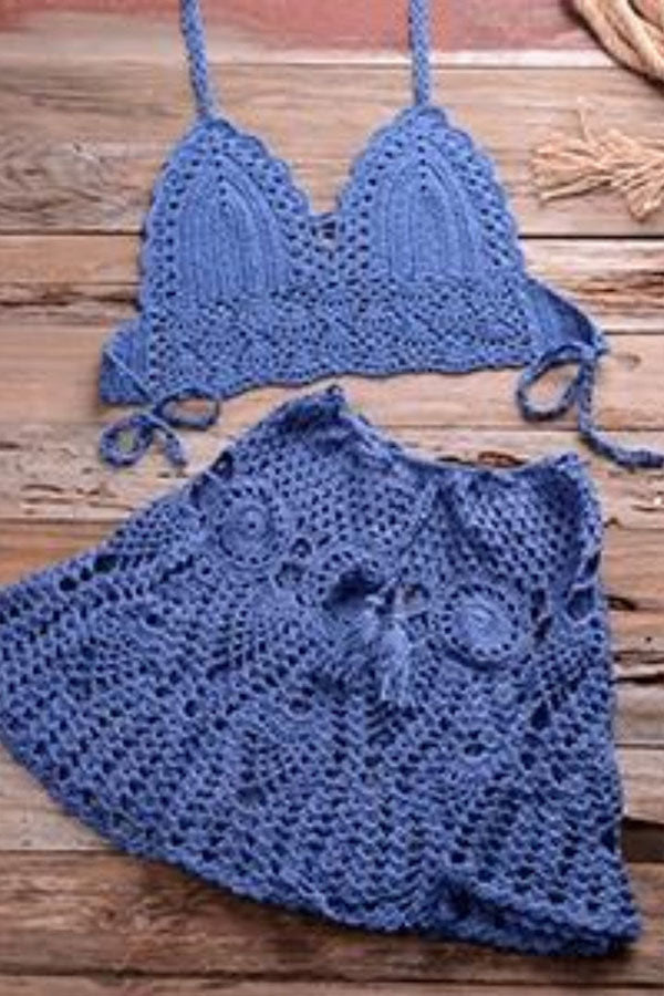 Crochet Two Pieces Swimsuit