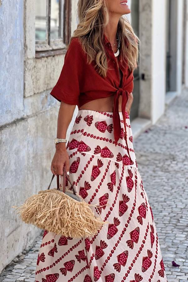 Ariel Printed Skirt