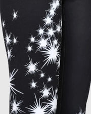 Christmas Star Print High Waist Leggings