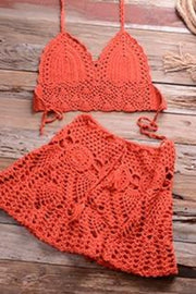 Crochet Two Pieces Swimsuit