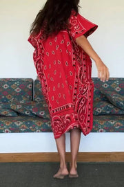 Casual Holiday Printed Loose Dress