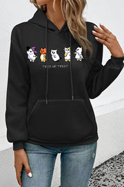 casual hooded pullover sweater