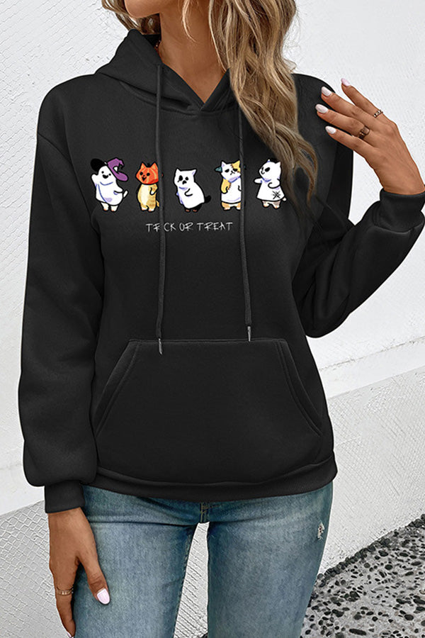 casual hooded pullover sweater