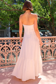 By Nicola Viva Strapless Maxi Dress in White