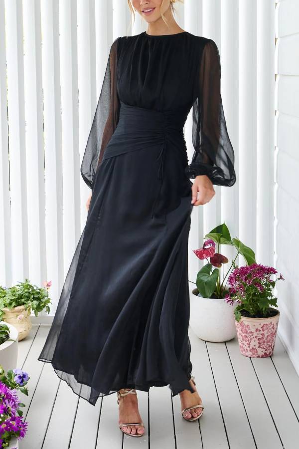 Sabine Maxi Dress - Black