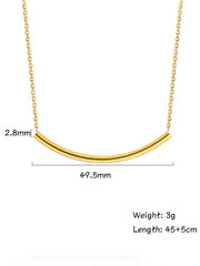 Curved Bar Necklace