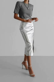 IRIE PU LEATHER SKIRT