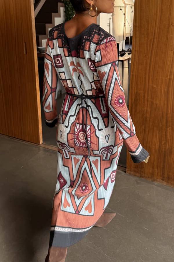 Geometric Gaia Dress