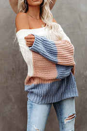 WARM YOU UP STRIPED KNIT SWEATER