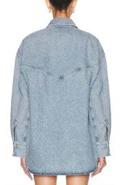 Oversized Denim Shirt