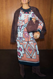 Geometric Gaia Dress