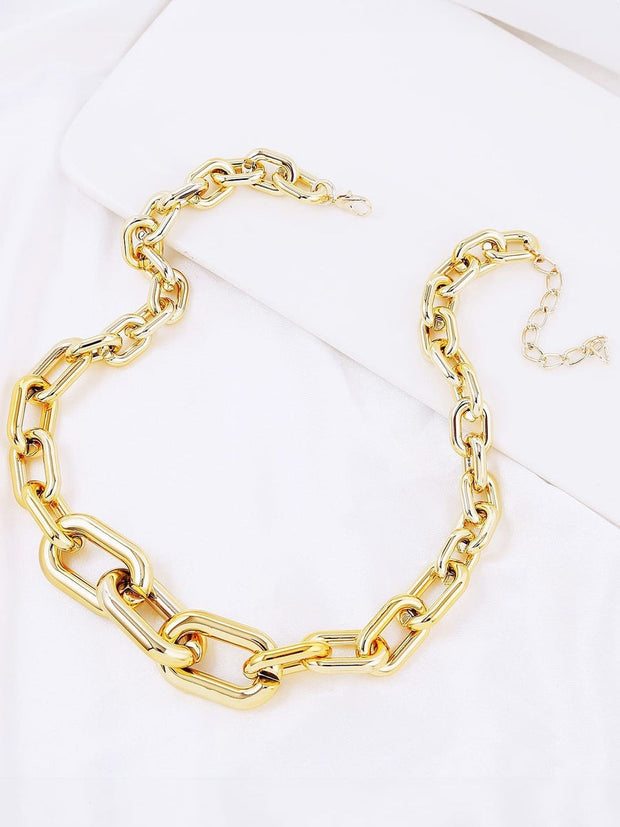 Chunky Paper Clip Chain Necklace