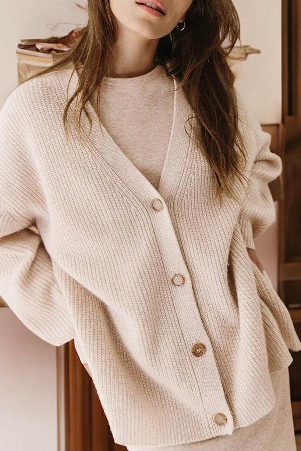 CASHMERE COCOON CARDIGAN