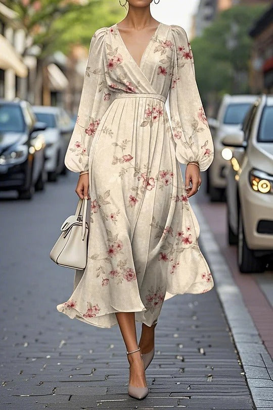 Casual women's V-neck skirt