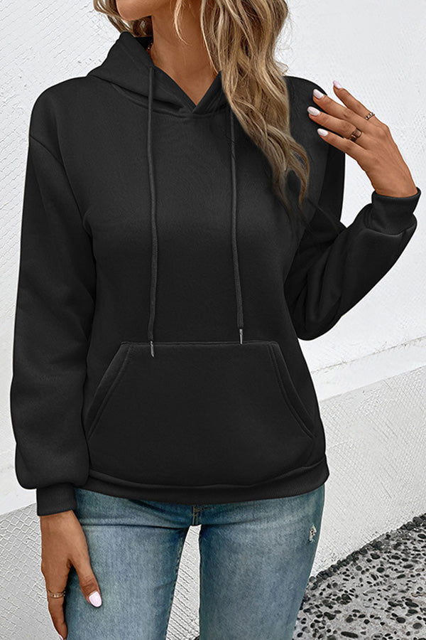 casual hooded pullover sweater
