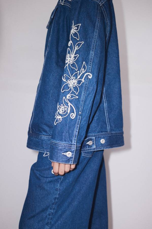 Carmen Embroidered Denim Jacket