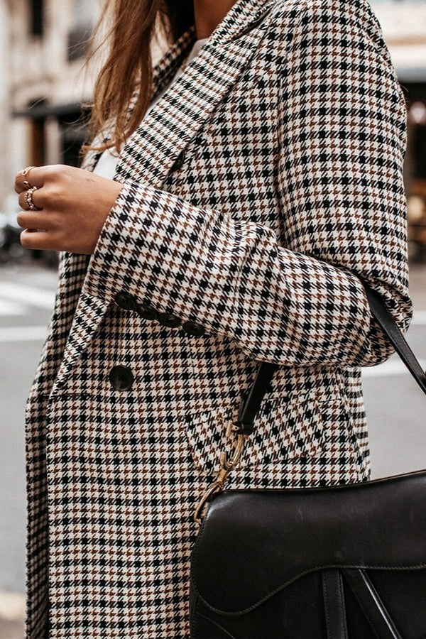 plaid blazer