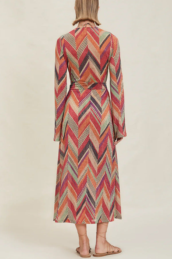 Colored Pattern Loose-fitting Sun Protection Cardigan