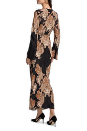 Lupita Printed Silk-Blend Maxi Dress