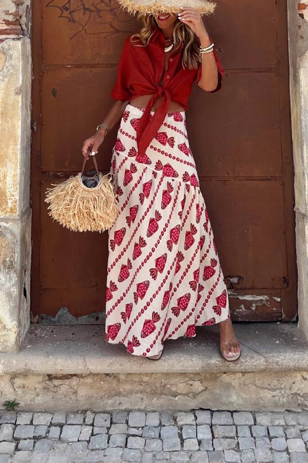 Ariel Printed Skirt