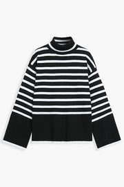 Parisian Stripe Mockneck Sweater