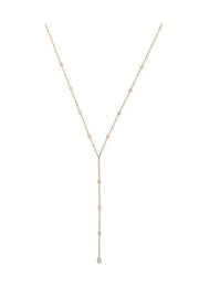 Y-shaped diamond necklace