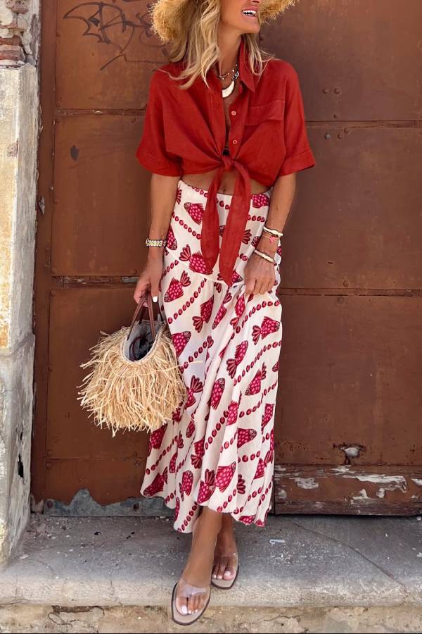 Ariel Printed Skirt