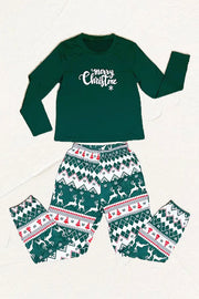 Christmas Is Calling Printed Elastic Waist Lounge Jogger Pajama Set