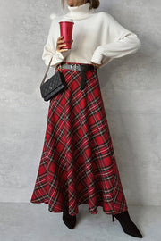 CHRISTMAS SKIRT WITH BELT