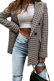 plaid blazer