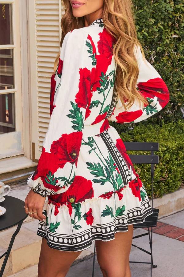 Rosalien Belted Mini Dress
