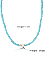 Turquoise & Pearl Necklace