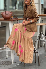 Long Embroidered Skirt: Elegance and Freshness