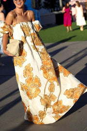 Floral Print Sling Dress