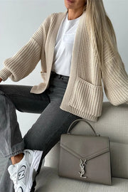 Coad Knitted Pocket Long Sleeved Cardigan