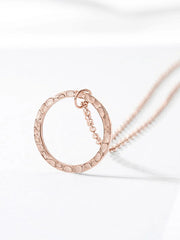 LUXE Organic Open Circle Necklace