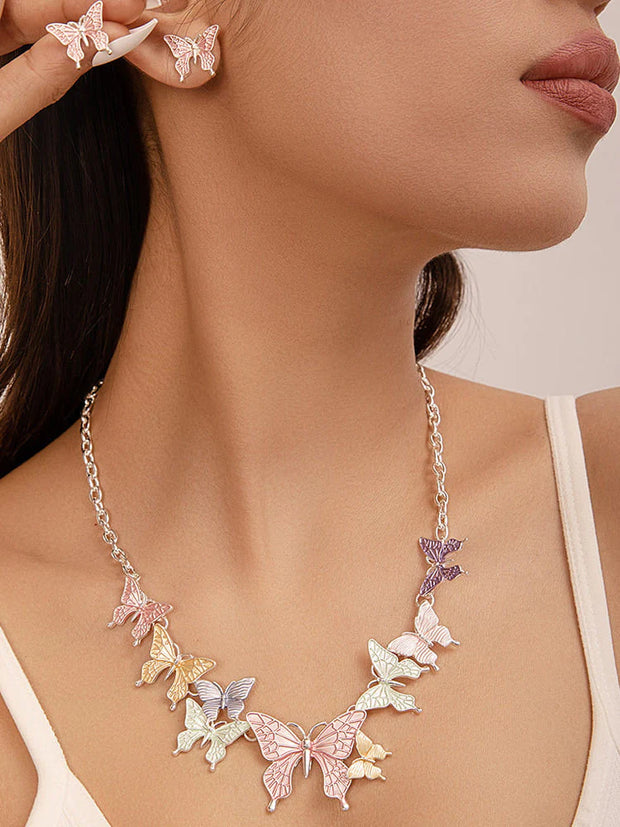 SOHI Women Multicolour Pastel Flora Jewellery Set