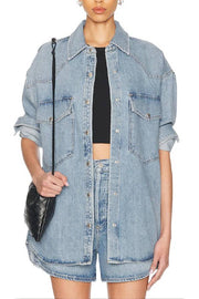 Oversized Denim Shirt