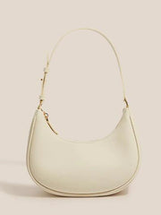 Simple Underarm One-Shoulder Cross-Body Half-Moon Bags