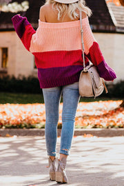 WARM YOU UP STRIPED KNIT SWEATER