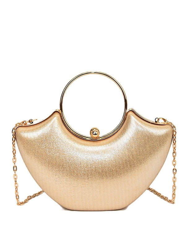 Retro Clip Light Luxury Personality Fashion Crossbody Bag