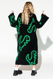 Rawr Means I Love You Oversized Knit Dress