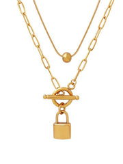 Fob Gold Necklace