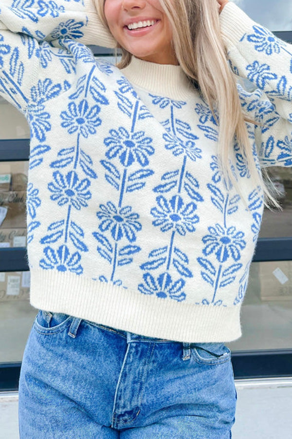 GARDEN PARTY KNIT SWEATER