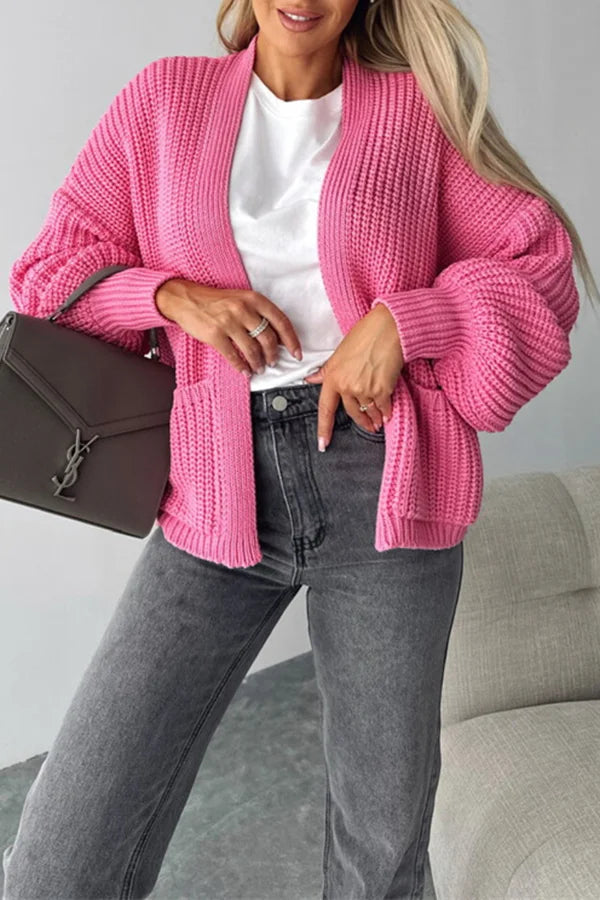 Coad Knitted Pocket Long Sleeved Cardigan