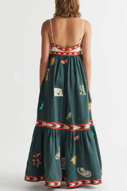 Summer Fun Unique Printed Midi Dress