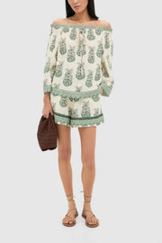 Jade Terrace Print Shorts