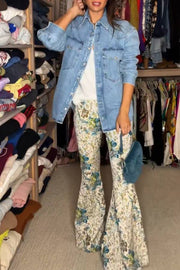 Oversized Denim Shirt